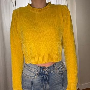 Soft yellow sweater